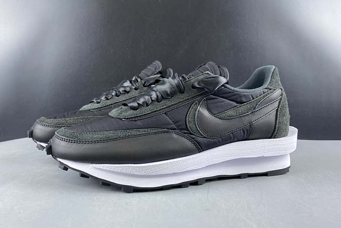 nike ld waffle sacai black nylon - bv0073-002