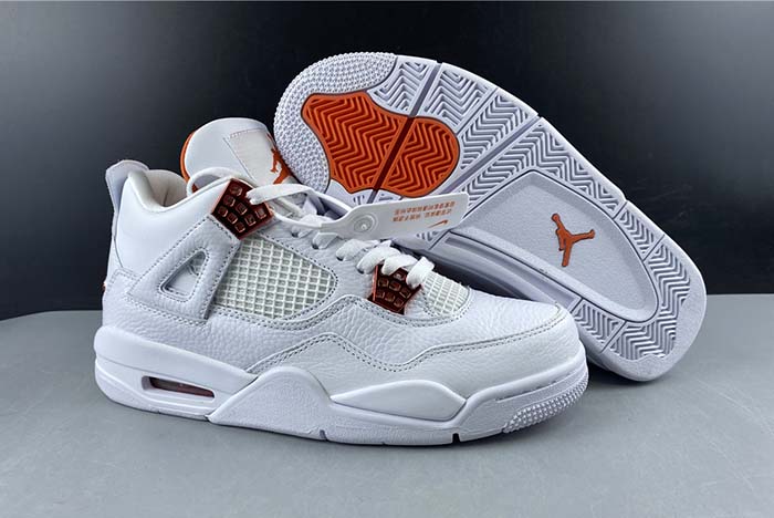 air jordan 4 orange metallic ct8527-114