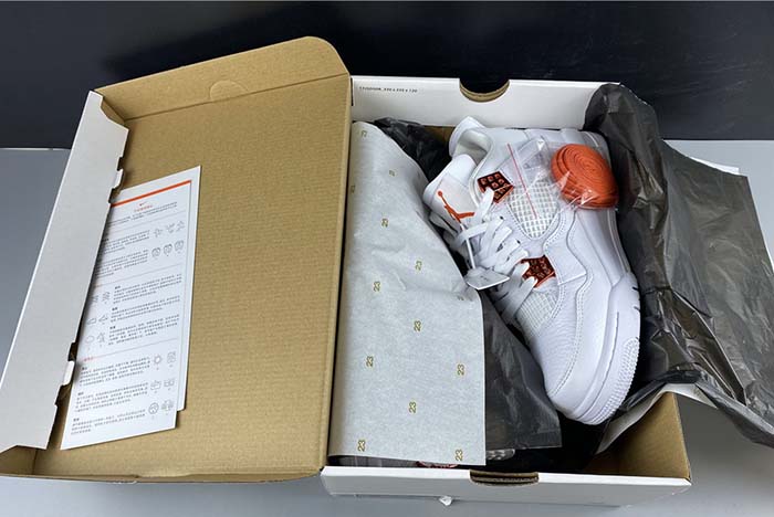 air jordan 4 orange metallic ct8527-114