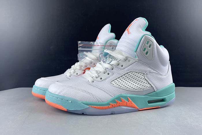 air jordan 5 gs “light aqua”  440892-100