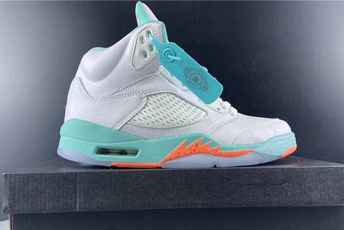 air jordan 5 gs “light aqua”  440892-100