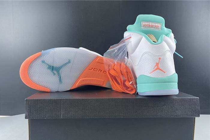 air jordan 5 gs “light aqua”  440892-100