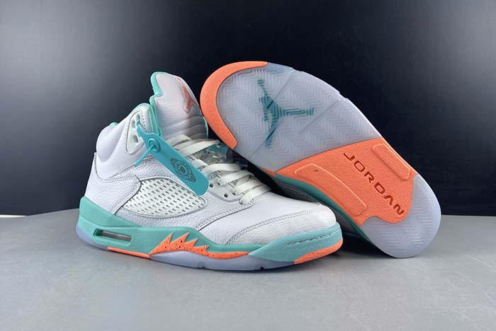 air jordan 5 gs “light aqua”  440892-100