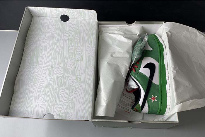 nike dunk low pro sb heineken 304292-302