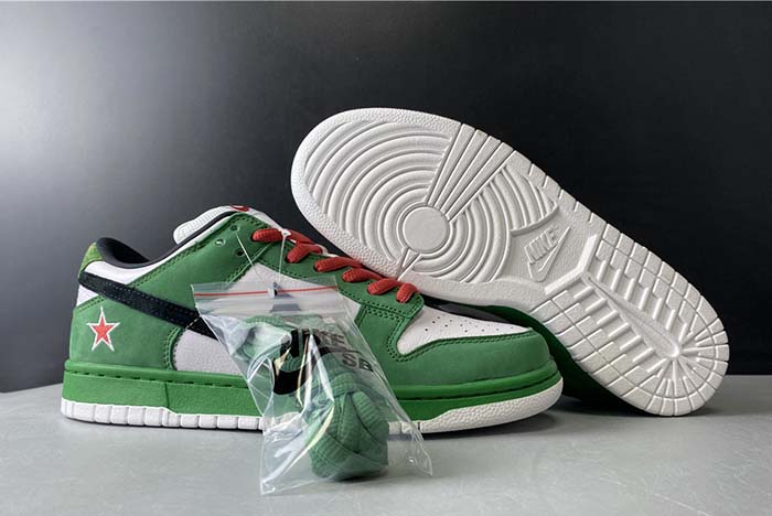 nike dunk low pro sb heineken 304292-302