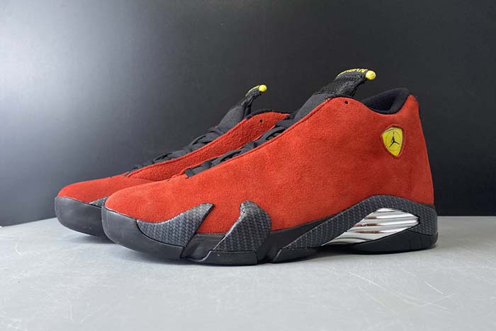 air jordan 14 “ferrari” 654459-670