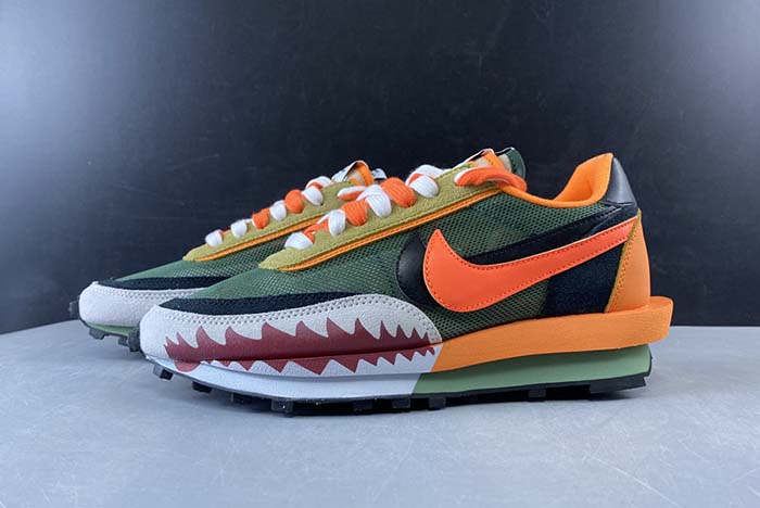 sacai x nike lvd waffle daybreak swoosh bv0073-007