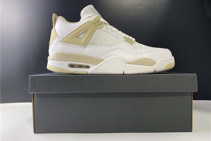 air jordan 4 gs linen aj4  487724-118