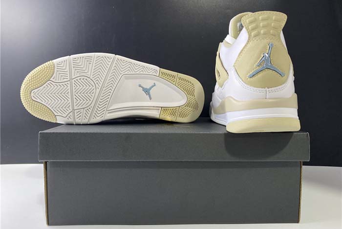 air jordan 4 gs linen aj4  487724-118