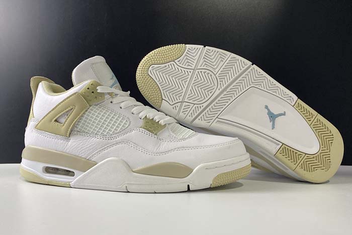 air jordan 4 gs linen aj4  487724-118