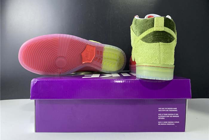 dunk sb nike sb dunk high “strawberry cough cw7093-600