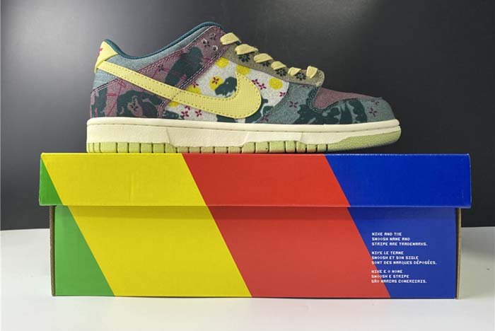 nike dunk low “lemon wash