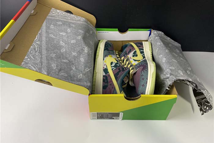 nike dunk low “lemon wash