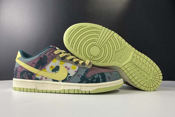 nike dunk low “lemon wash