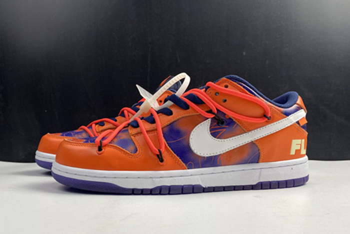 nike dunk low x ow x fl ct0856-801