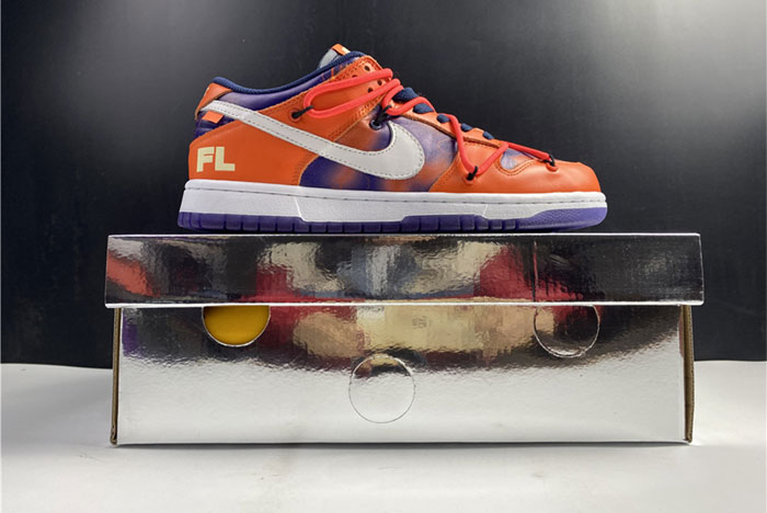 nike dunk low x ow x fl ct0856-801