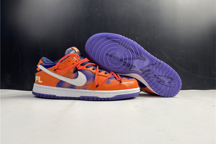 nike dunk low x ow x fl ct0856-801