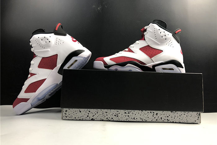 air jordan 6 retro carmine (2021) ct8529-106