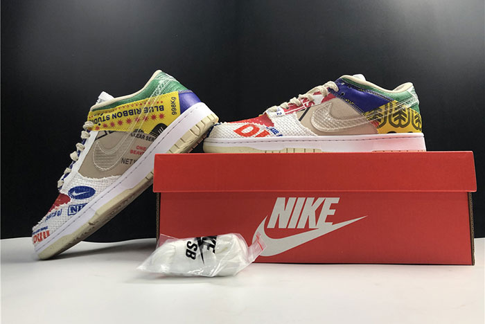 nike dunk low sp “thank you for caring” da6125-900