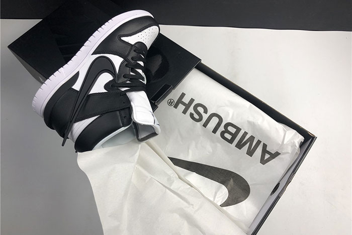 nike dunk high ambush black white - cu7544-001