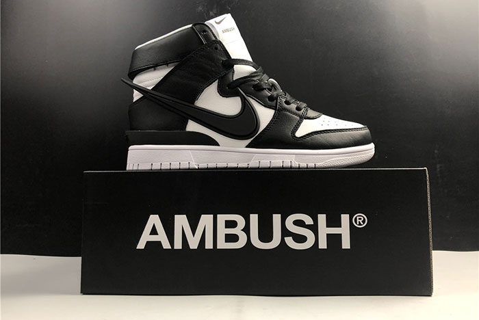 nike dunk high ambush black white - cu7544-001