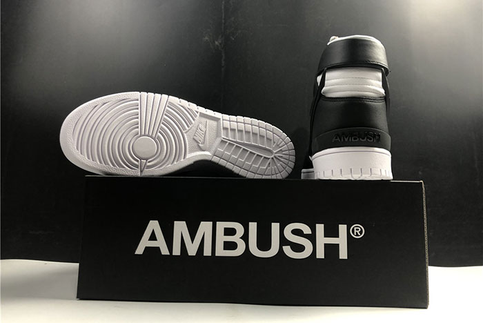 nike dunk high ambush black white - cu7544-001