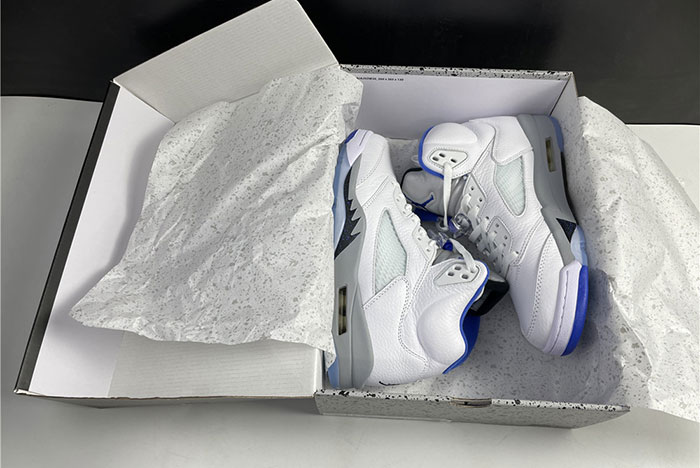 air jordan 5 retro white stealth (2021) - dd0587-14