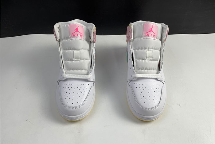 air jordan 1 mid paint drip (gs) - dd1666-100