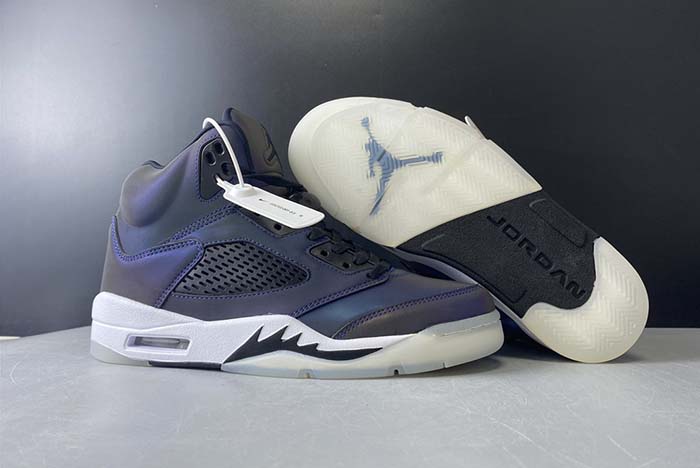 air jordan 5 wmns “oil grey” cd2722-001
