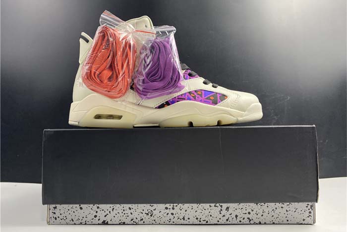 air jordan 6 retro quai54 sail black (2020) - cz4152-101