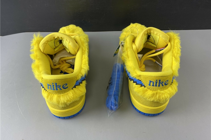grateful dead x nike sb dunk low“ yellow bear”cj5378-700
