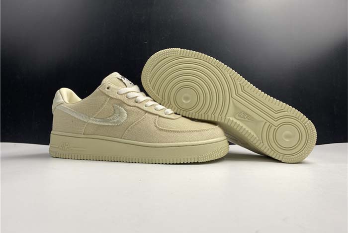 nike air force 1 low stussy fossil - cz9084-200