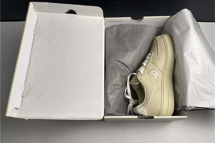 nike air force 1 low stussy fossil - cz9084-200