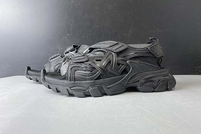 Ba*len*cia*ga track sandal ''triple black'' 617542-w2cc1-1000