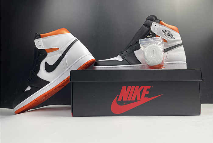 air jordan 1 retro high electro orange - 555088-180