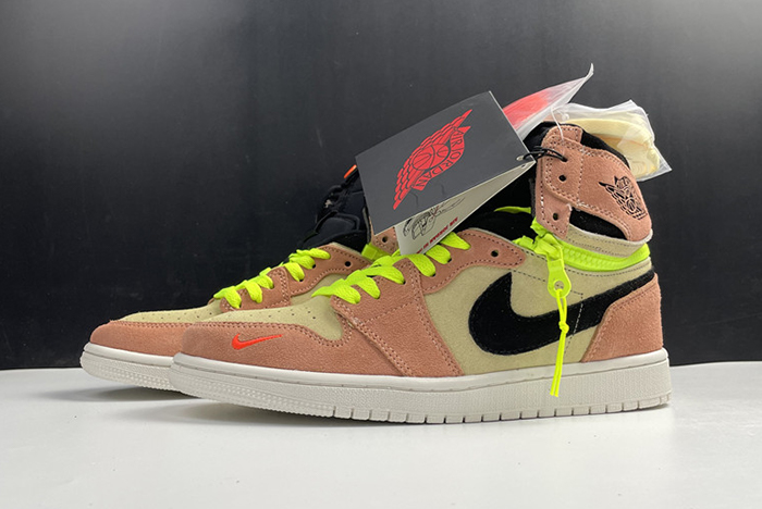 air jordan 1 high switch peach - cw6576-800