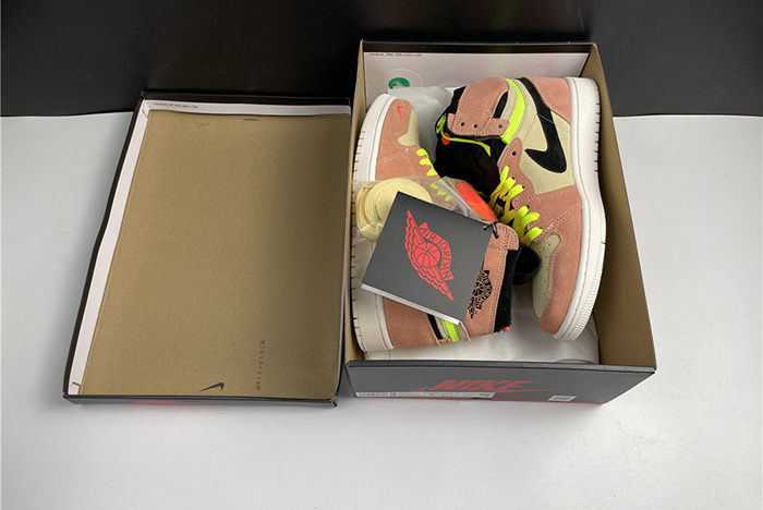 air jordan 1 high switch peach - cw6576-800