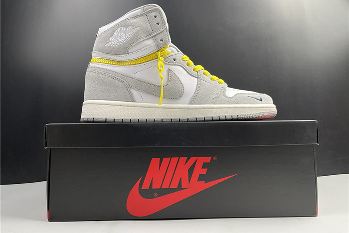 air jordan 1 high switch light smoke - cw6576-100