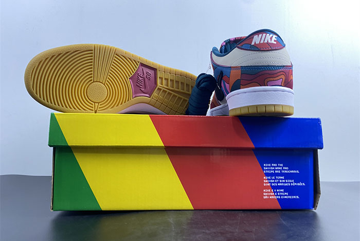 nike sb dunk low pro parra abstract art (2021) - dh7695-600