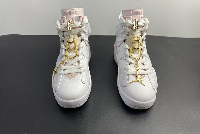 air jordan 6 retro gold hoops - dh9696-100
