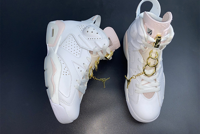 air jordan 6 retro gold hoops - dh9696-100