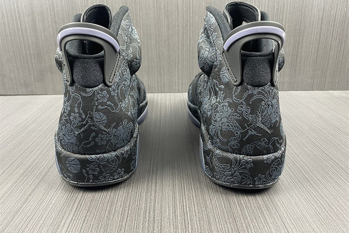 air jordan 6 retro singles day triple black - db9818-001