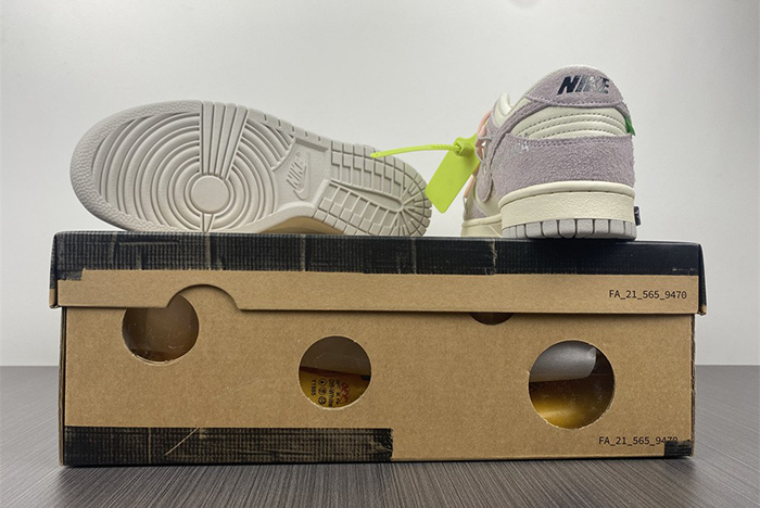 nike dunk low off-white lot 12 - dj0950-100
