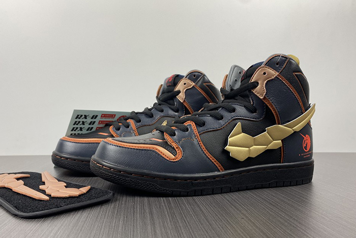 gundam nike sb dunk high banshee - dh7717-400