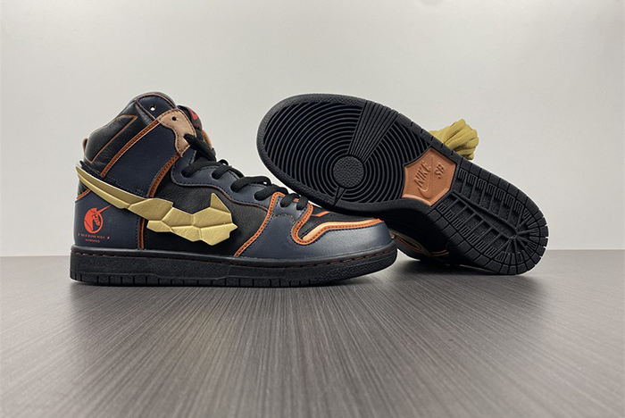 gundam nike sb dunk high banshee - dh7717-400
