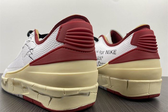 jordan 2 retro low sp off-white white red - dj4375-106