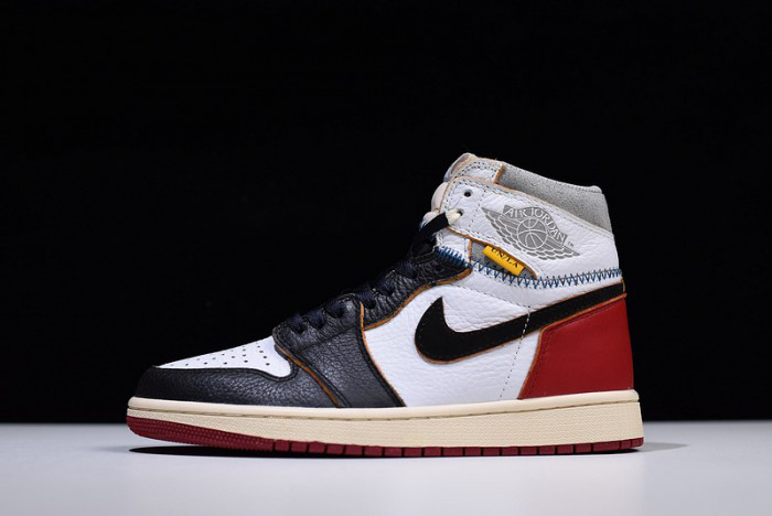 air jordan 1 retro high union los angeles black toe - bv1300-106