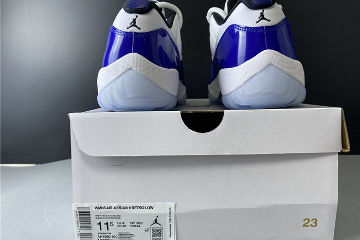 air jordan 11 low wmns “concord” ah7860-100