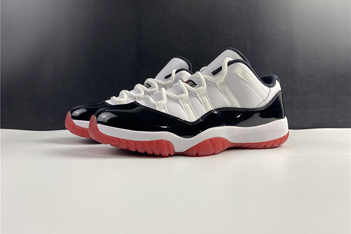 air jordan 11 low white bred av2187-160