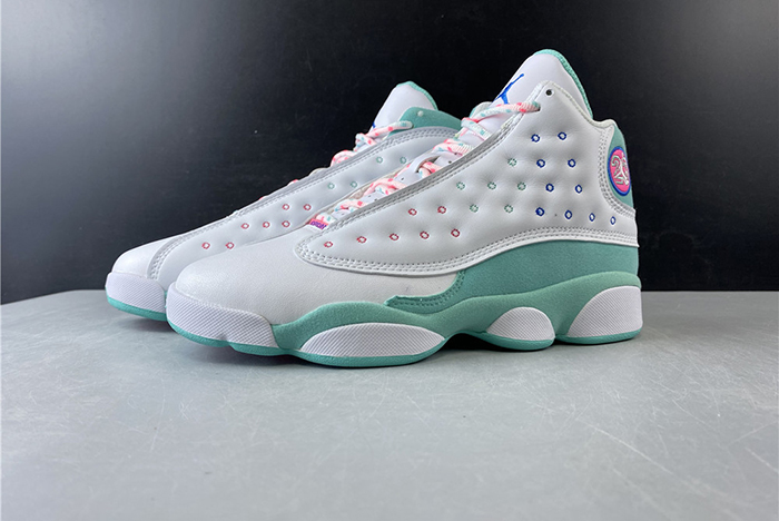 air jordan 13 gs “aurora green”439358-100